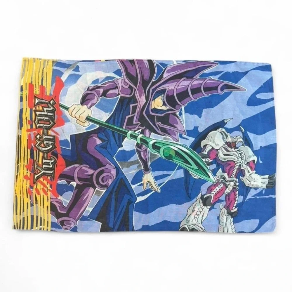 Vintage 1996 Yu-Gi-Oh! Duelist‎ Kingdom blue & yellow pillowcase